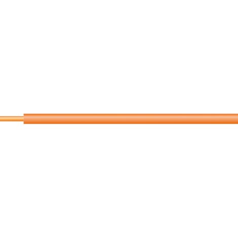 fil rigide - h07vu - 1 x 1.5 mm2 - orange - couronne de 100 mètres