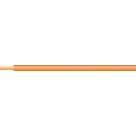 fil rigide - h07vu - 1 x 2.5 mm2 - orange - couronne de 100 mètres