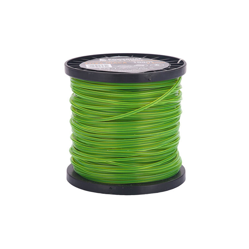 Csparkv - Fil rond pour débroussailleuse 2.4 mm, 100 m - green