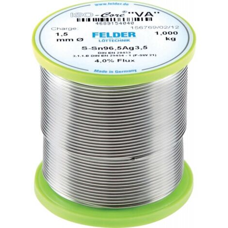 Fil soudure Va Sn 96,5 D:1,5 mm 250 g (Par 250)