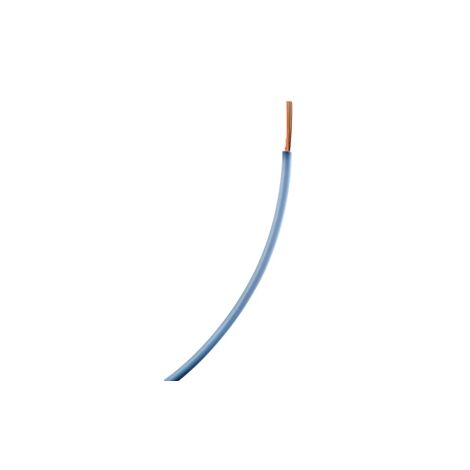 fil souple - h07-vk - 1 x 10 mm2 - bleu - ral5024 - couronne de 100 mètres