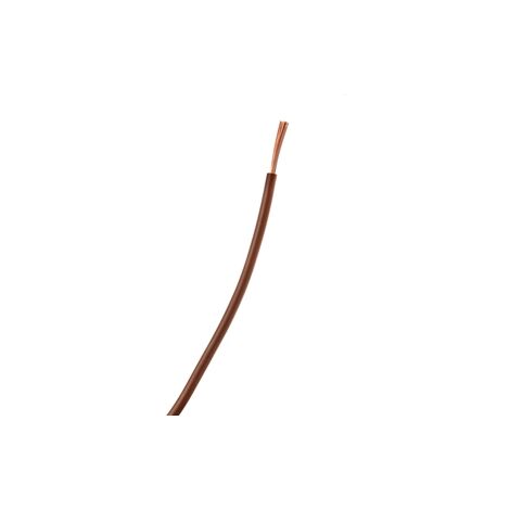 fil souple - h07-vk - 1 x 10 mm2 - marron - couronne de 100 mètres