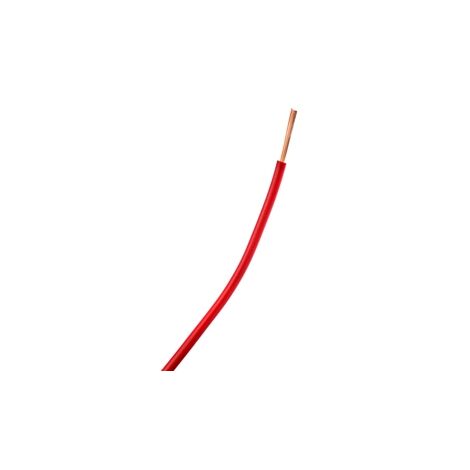 fil souple - h07-vk - 1 x 10 mm2 - rouge - couronne de 100 mètres