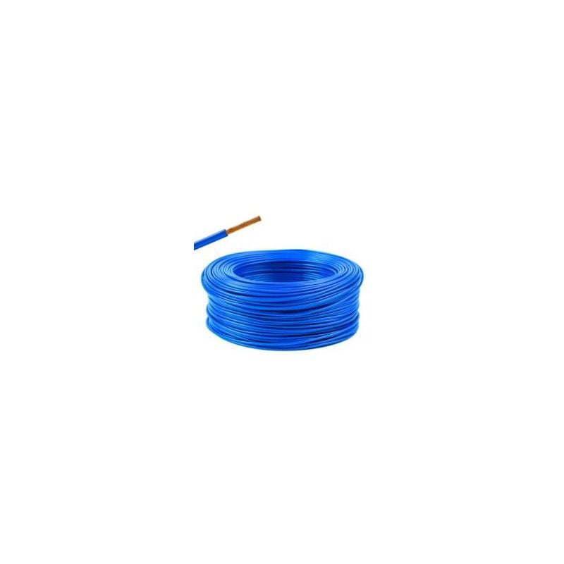 Fil souple H07VK - 1,5 mm2 - Bleu RAL 5010 - Couronne de 100 mètres - H07VK1,5bral5010