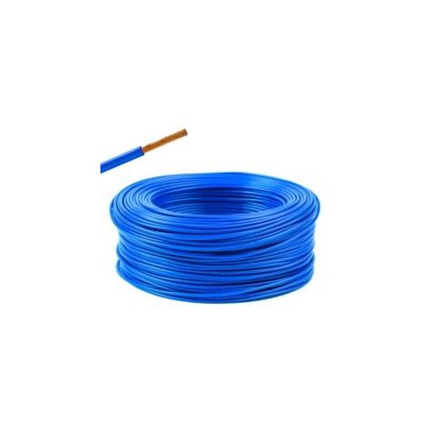 Fil souple H07VK - 1,5 mm2 - Bleu RAL 5010 - Couronne de 100 mètres - H07VK1,5bral5010