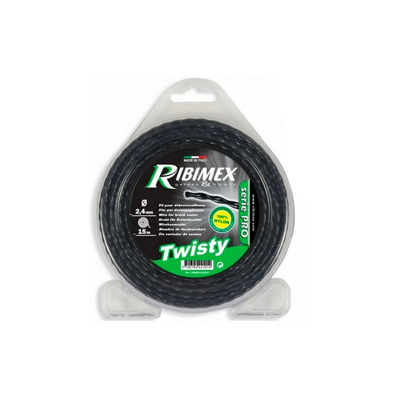 Ribiland - Fil torsadé nylon twisty l. 50 m d. 3 mm pour tête de debrousailleuse - taille: - couleur: