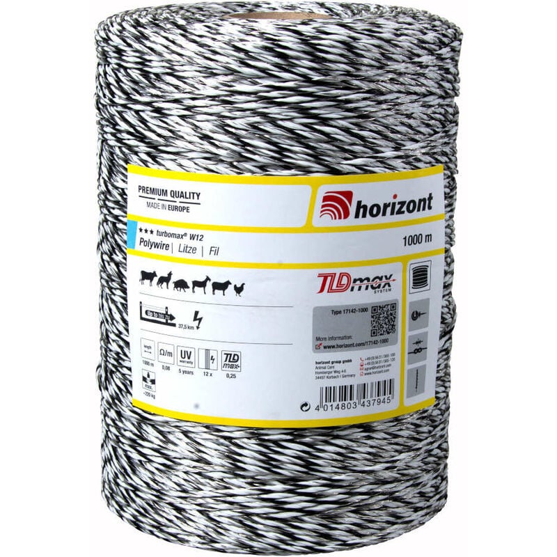 Fil turbomax W12 1000m Horizont