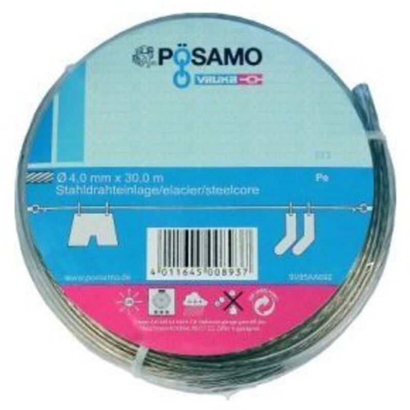 Fil universel, gainée pvc,. 4mmx30m