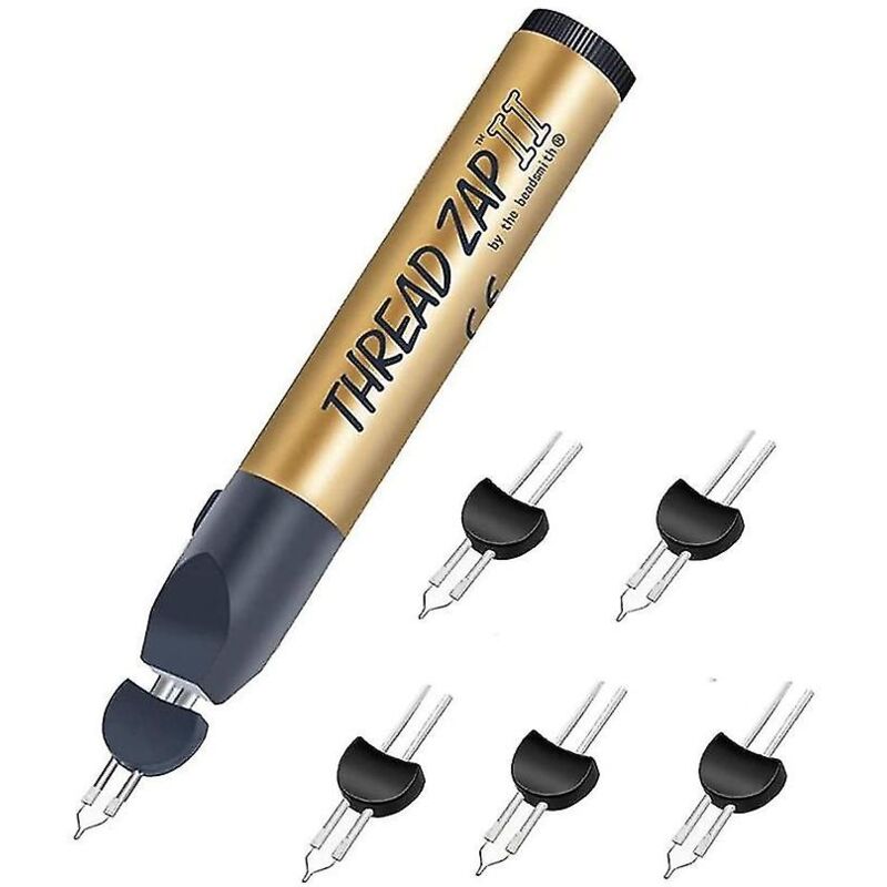 Fei Yu - Fil Zapper, brûleur de fil, coupe, brûle et fait fondre le fil pour la finition du tissage de perles et du projet d'enfilage