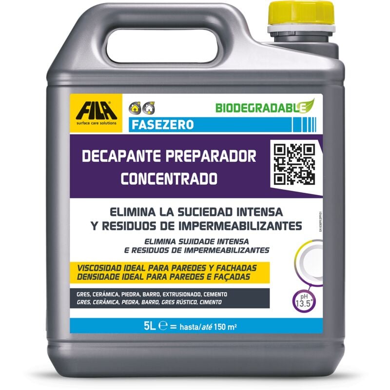

40820005SPP FASEZERO Decapante Preparador Concentrado 5 Litros - Fila