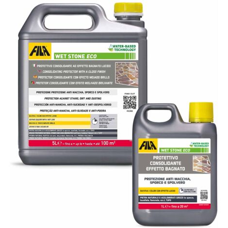 FILA 60900005ISP WET STONE ECO Protector Consolidante Efecto Mojado 5 Litros - ref: 60900005ISP