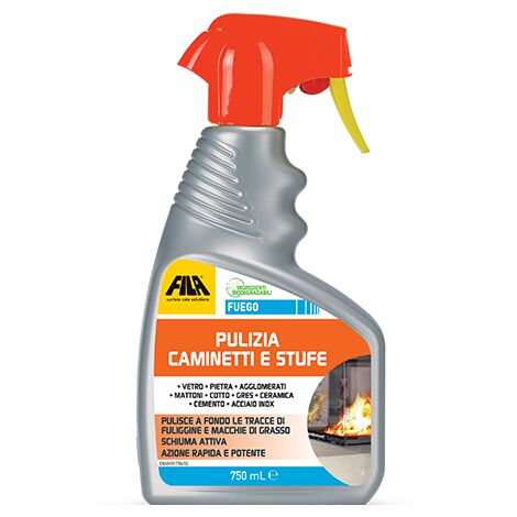 Puliscivetro spray per camini e stufe Fuego 500ml