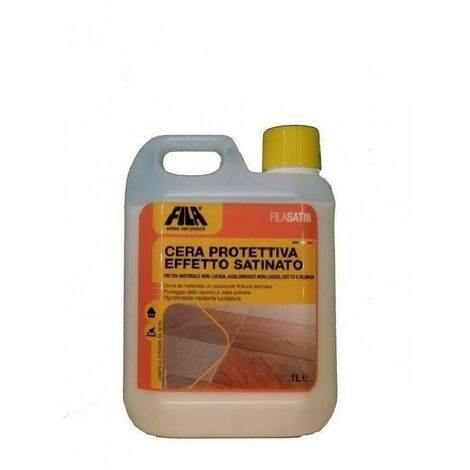 FILA Surface Care Solutions Satin Cera Protettiva per Pavimenti ad Effetto Satinato, 1 l, 1000 unità