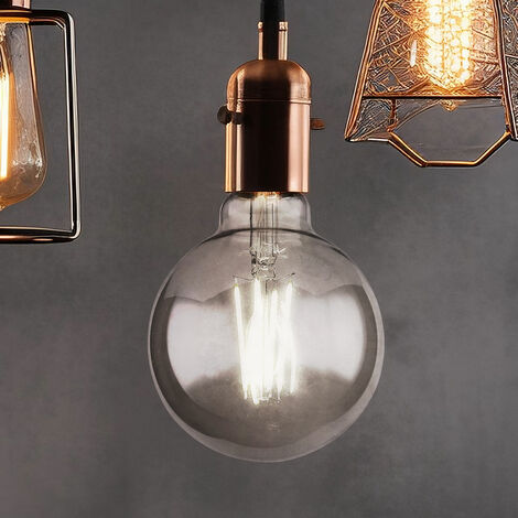 Filament LED Ampoule LED Retro Ampoule Edison Filament Vintage, dimmable, claire, 7W 700Lm blanc chaud, DxH 9,5x14cm