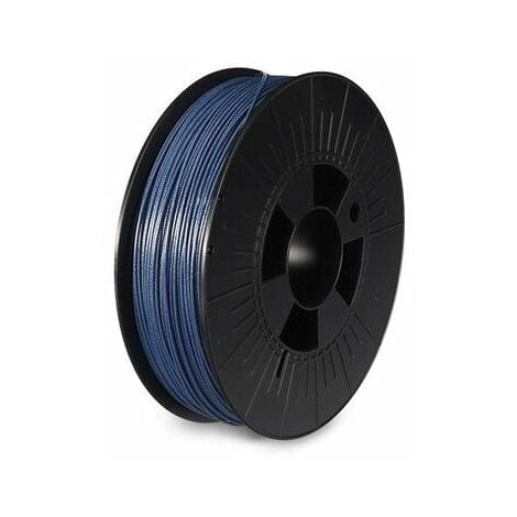 Filament pla 1 75 mm - bleu métallique - brillant - 750 g