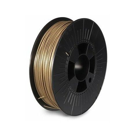 Filament pla 1 75 mm - or métallique - brillant - 750 g