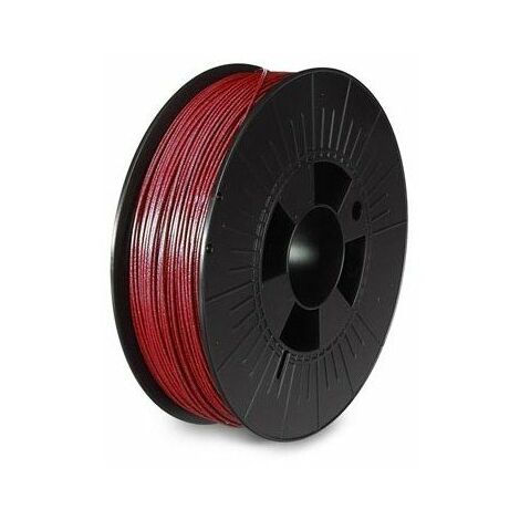 Filament pla 1 75 mm - rouge métallique - mat - 750 g