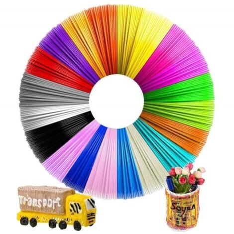 Filament PLA pour stylo 3D - 123 - 1.75mm - 5m - 20 couleurs
