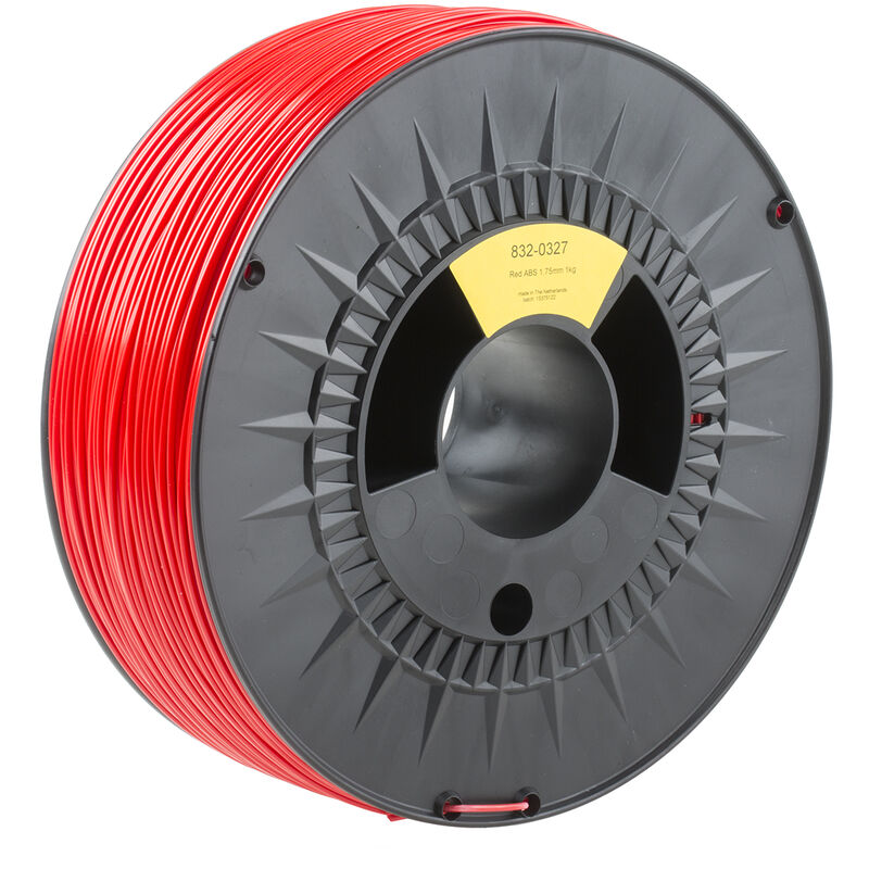 Filament pour imprimante 3D Rs Pro abs, ø 1.75mm, Rouge, 1kg, fdm ( Prix pour 1 )