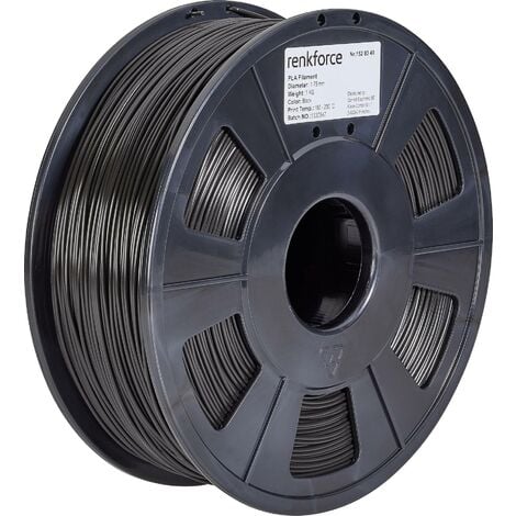 Filament Renkforce PLA 1.75 mm noir 1 kg S562101
