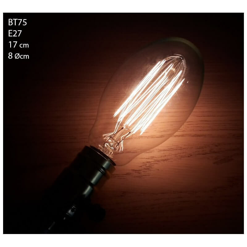 Image of Greensensation - Filamenti apparente di vintage lampadina a incandescenza lampadina Edison E27 BT75