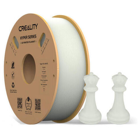Filamento Creality Hyper PLA blanco 1,75 mm 1 kg