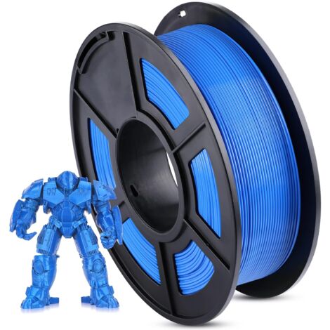 Filamento 3D PLA Diametro 1.75mm Bobina 1kg Color Azul Claro
