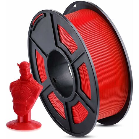 Filamento MINKUROW 1,75 Mm, Filamento De Impresora 3d Pla Plus, Precisión Dimensional +/- 0,03 Mm, Bobina De 1 Kg (2,2 Lbs) Filamento De Impresora 3d Para Impresora 3d, Rojo
