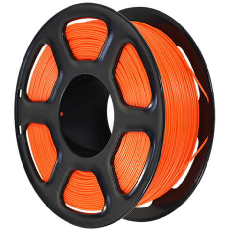 Filamento PETG de 1,75 mm, 1 kg, filamento PLA para impresoras 3D, precisión dimensional +/- 0,02 mm, alta resistencia, con RFID, PETG naranja brillante