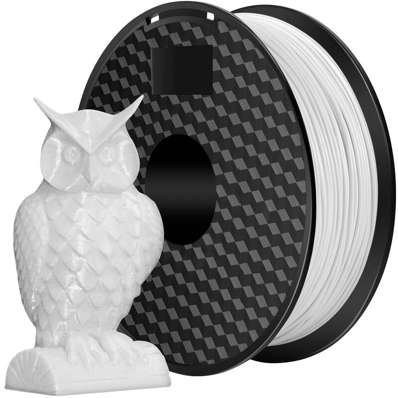 Image of Filamento pla da 1 kg per stampante 3D, diametro filo 1,75 mm Materiale di stampa per parti stampante 3D (bianco)