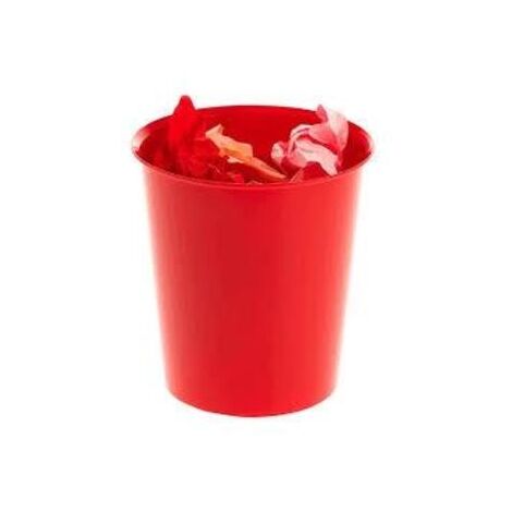 File 2000 Abfalleimer aus Kunststoff File 2000 optionaler Beutelhaltering Inhalt 16 Liter 290x310 mm rot