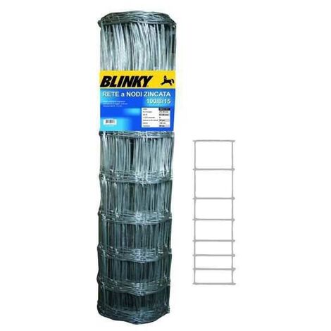 File Blinky zinguée à nœuds Rouleau 50 m 120/9/15