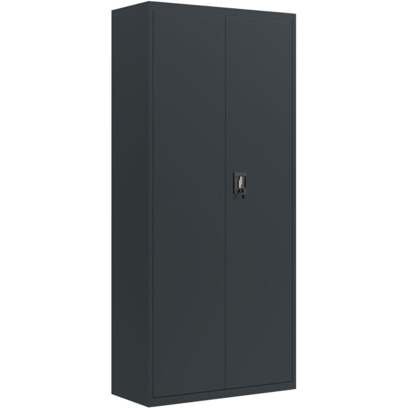 Vidaxl - File Cabinet Anthracite 90x40x200 Cm Steel
