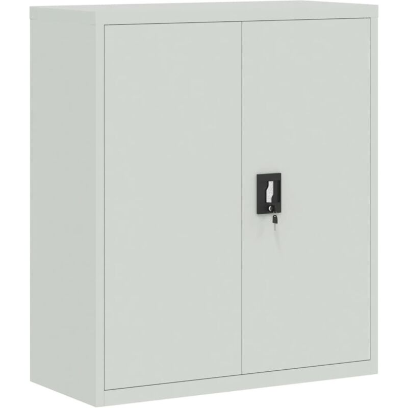 Vidaxl - File Cabinet Light Grey 90x40x105 cm Steel