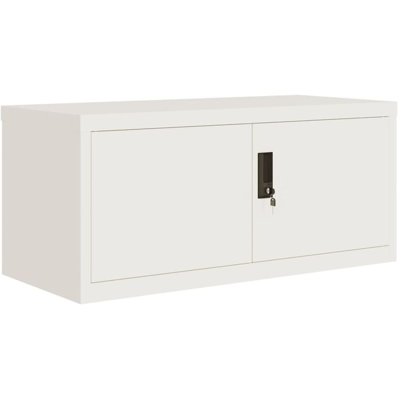 File Cabinet White 90x40x40 cm Steel Vidaxl
