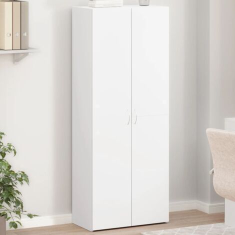 File Cabinet White 60x32x153 cm Engineered Wood vidaXL