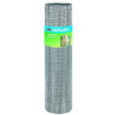 File de lapin en zinc Cavallino 6,3x6,3 Filo 0,55 H.Cm. 50