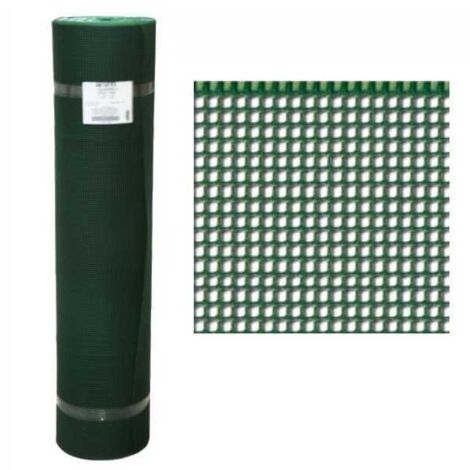 File Tuttapl 4X 4 h 100 m 5 Vert – Maille plastique carrée 4x4 mm – Bord renforcé pour durabilité – Résistant et indéformable – Tenax