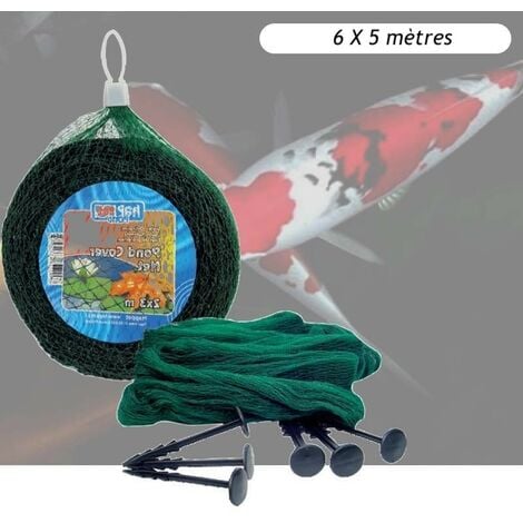 Filet 6x5 Anti Héron Et Anti Feuilles Pour Bassins De Jardin Et Étangs