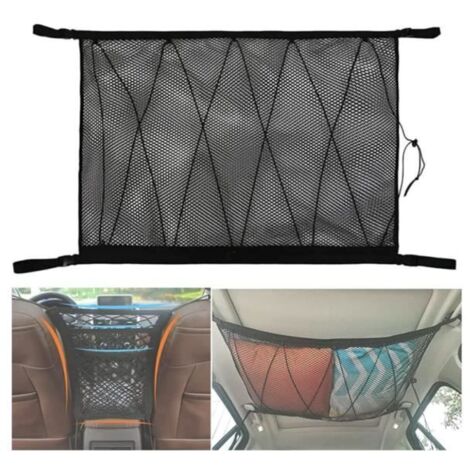 Filet à bagages de toit de voiture - Couverture de toit de voiture - Filet de rangement - Blanc - Voiture