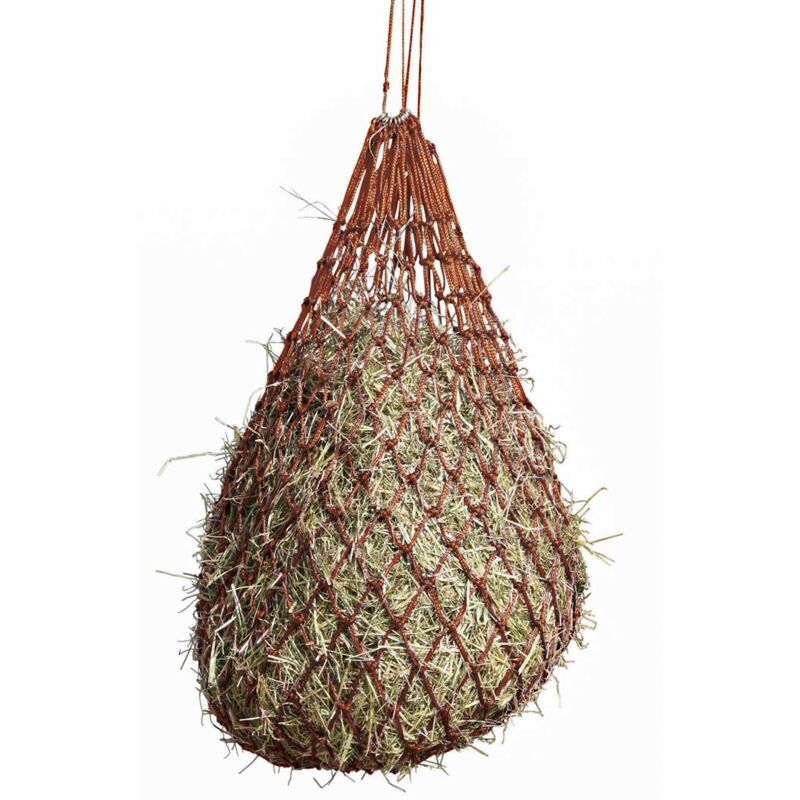 Kerbl - Rouge - Filet de foin supérieur en nylon à petite maille