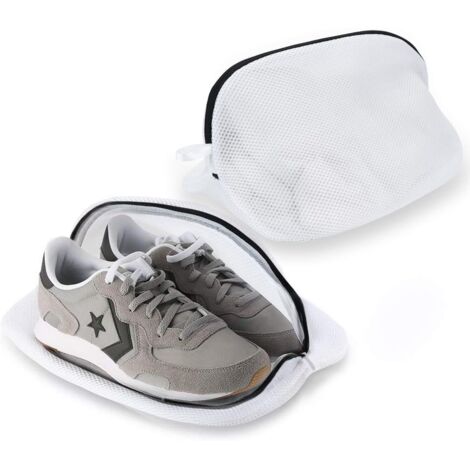 Filet à linge pour chaussures, lot de 2 sacs de lavage pour machine à laver Del