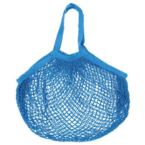 Filet à Provisions En Coton Turquoise - Sidebag
