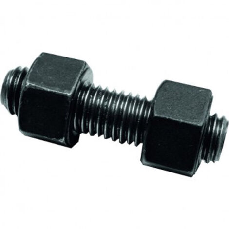 Filet A193 ASTM B7 + 2 écrous ASTM A194 2H montés brut 16 x 100 mm - BIVI