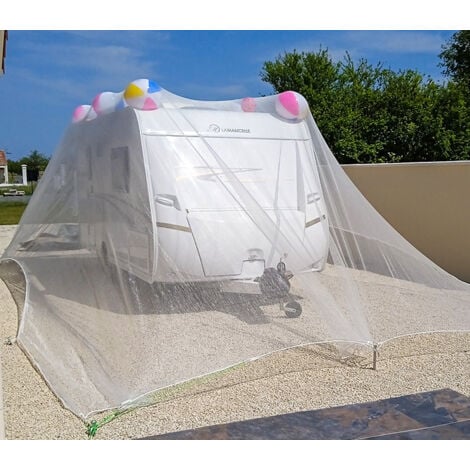 Filet anti-grêle 10x10m pour caravane, voiture ou arbre