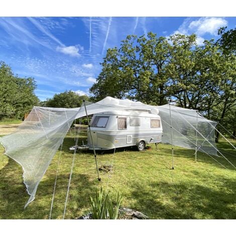 Filet anti-grêle 8x13m pour caravane, voiture ou arbre
