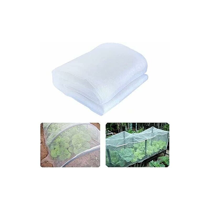 Filet Anti Insecte, 2.5 x 6 m Filet de Protection Anti-Insectes, Filet Anti Insecte Potager, Maille Fine Anti-Insecte en Maille, Filets pour Jardin,