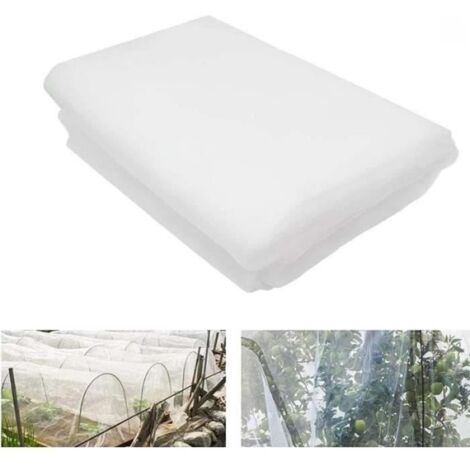 Filet Anti Insecte - Maille Fine - 3 x 6M - Protection des Plantes - Polyéthylène Haute Densité
