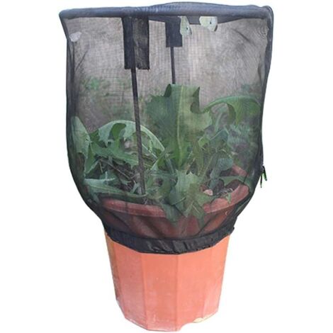 Filet anti-insectes, filet de protection pour plantes, filet en maille à fermeture éclair