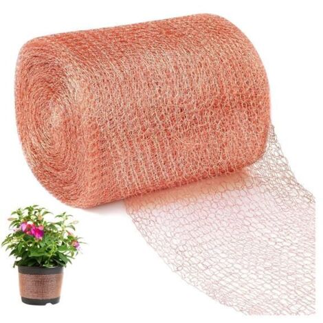 Filet anti-limaces et escargots, 12,7 cm x 6 m, ruban en cuivre à double couche, barrière efficace contre les limaces.